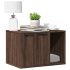 Cutie litieră pisici alb 60x40x40 cm lemn prelucrat GartenMobel Dekor