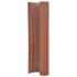Gard de grădină cu două fețe, maro, 90 x 300 cm, PVC GartenMobel Dekor
