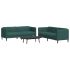 Set de canapele, 2 piese, gri închis, material textil GartenMobel Dekor
