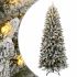 Brad de Crăciun artificial 150 LED-uri și zăpadă, 120 cm GartenMobel Dekor