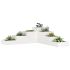 Jardinieră grădină cu 4 niveluri, 106x104,5x36 cm lemn pin GartenMobel Dekor