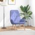 Scaun de relaxare, gri deschis, material textil GartenMobel Dekor