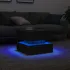 Masuta de cafea cu lumini LED Stejar negru 90x50x40 cm GartenMobel Dekor