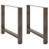 Picioare măsuță de cafea alb 2 buc 100x(72-73) cm oțel GartenMobel Dekor