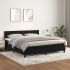 Pat box spring cu saltea, verde închis, 180x200 cm, catifea GartenMobel Dekor