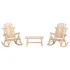 Set mobilier de grădină, 3 piese, lemn masiv de molid GartenMobel Dekor