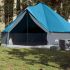 Cort de familie Tipi pentru 8 persoane, albastru, impermeabil GartenMobel Dekor