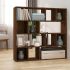 Bibliotecă/Separator cameră, alb, 105x24x102 cm GartenMobel Dekor