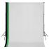 Set studio foto cu 3 fundaluri de bumbac, cadru reglabil, 3x6 m GartenMobel Dekor