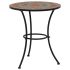 Masă de bistro mozaic, portocaliu/gri, 60 cm, ceramică GartenMobel Dekor