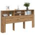 Tăblie pat dulap stejar artizanal 180x19x103,5cm lemn prelucrat GartenMobel Dekor