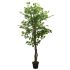Arbore ficus artificial 630 de frunze 120 cm verde GartenMobel Dekor