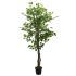 Arbore ficus artificial 630 de frunze 120 cm verde GartenMobel Dekor