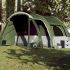 Cort de camping tunel pentru 4 persoane, verde, impermeabil GartenMobel Dekor