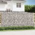 Coșuri gabion arcuite 8 buc, 400x50x140/160 cm, fier galvanizat GartenMobel Dekor