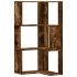 Bibliotecă 3 niveluri stejar maro 50x50x102 cm lemn prelucrat GartenMobel Dekor