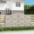 Coșuri gabion arcuite 9 buc, 400x30x180/200 cm, fier galvanizat GartenMobel Dekor