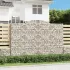 Coșuri gabion arcuite 9 buc, 300x50x80/100 cm, fier galvanizat GartenMobel Dekor