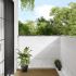 Paravan de balcon, albastru, 120x700 cm, 100% poliester oxford GartenMobel Dekor