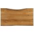 Blat masă 90x80x3,8 cm dreptunghiular lemn acacia margine vie GartenMobel Dekor