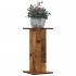 Suporturi de plante 2 buc. lemn vechi 30x30x80cm lemn prelucrat GartenMobel Dekor