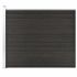 Set panouri gard, 353x146 cm, gri, WPC   GartenMobel Dekor