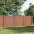 Panouri pentru gard, maro, 353x186 cm, WPC GartenMobel Dekor