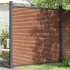Panouri de gard, maro, 173x186 cm, WPC GartenMobel Dekor
