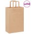 Pungi de hârtie 250 buc cu mânere maro 21x11x31 cm GartenMobel Dekor