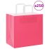 Pungi de hârtie 250 buc cu mânere maro 26x17x25 cm GartenMobel Dekor