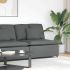 Modul central canapea modulară cu perne, gri deschis, 100 cm GartenMobel Dekor