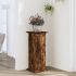 Suport de plante, alb, 33x33x80 cm, lemn prelucrat GartenMobel Dekor
