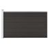 Set de panouri de gard, negru, 175x105 cm, WPC GartenMobel Dekor