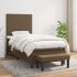 Pat box spring cu saltea, albastru, 90x190 cm, textil GartenMobel Dekor