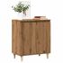 Servantă & picioare lemn masiv, gri beton, 60x35x70 cm, PAL GartenMobel Dekor