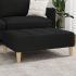 Taburet, gri deschis, 77x55x31 cm, material textil GartenMobel Dekor