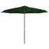 Umbrelă de soare de exterior, stâlp din lemn, antracit, 350 cm GartenMobel Dekor