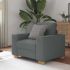 Canapea lovesea gri deschis 140 cm stofa GartenMobel Dekor