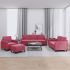 Set de canapele, 4 piese, gri închis, catifea GartenMobel Dekor