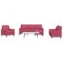 Set de canapele cu perne, 4 piese, gri închis, catifea GartenMobel Dekor