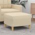 Taburet, negru, 60x50x41 cm, material textil GartenMobel Dekor