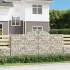 Coșuri gabion arcuite 2 buc., 300x30x80/100 cm, fier galvanizat GartenMobel Dekor