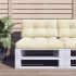 Perne de paleți, 2 buc, verde aprins, material textil GartenMobel Dekor