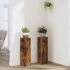 Suporturi de plante, 2 buc., alb, 17x17x60 cm, lemn prelucrat GartenMobel Dekor