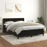 Pat box spring cu saltea, verde închis, 140x200 cm, catifea GartenMobel Dekor