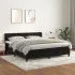 Pat box spring cu saltea, verde închis, 160x200 cm, catifea GartenMobel Dekor