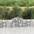 Coșuri gabion arcuite 2 buc., 300x30x80/100 cm, fier galvanizat GartenMobel Dekor