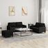 Set de canapele cu perne, 3 piese, crem, textil GartenMobel Dekor
