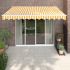 Copertină automată retractabilă, antracit, 3,5x2,5 m GartenMobel Dekor