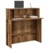 Birou de recepție alb 100x50x103,5 cm din lemn prelucrat GartenMobel Dekor